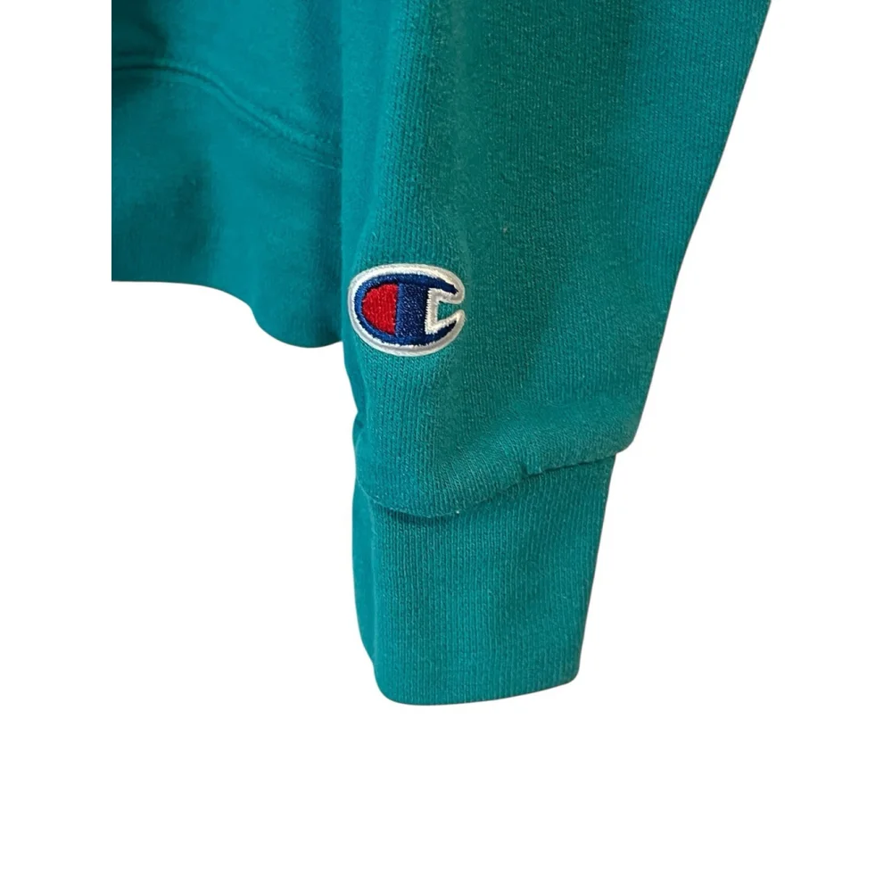 Champion Illinois Sweatshirt Medium Teal Orange